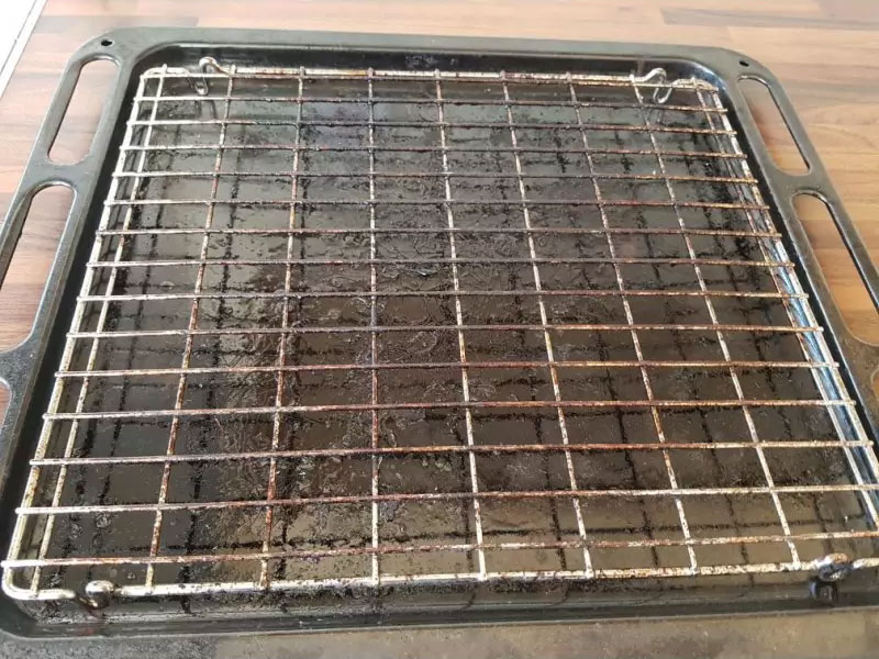 Oven Tray Before